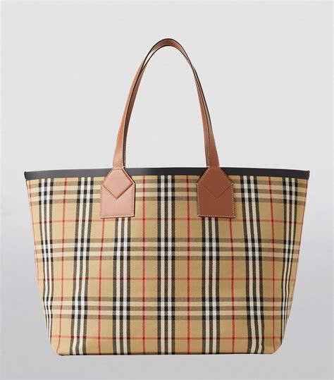 large burberry hand bags.